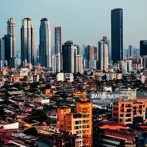 Image similar to skyline of a asian city