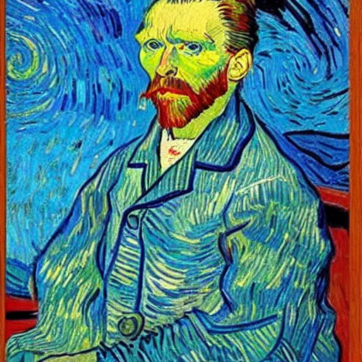 Image similar to aruba vincent van gogh chilling in aruba