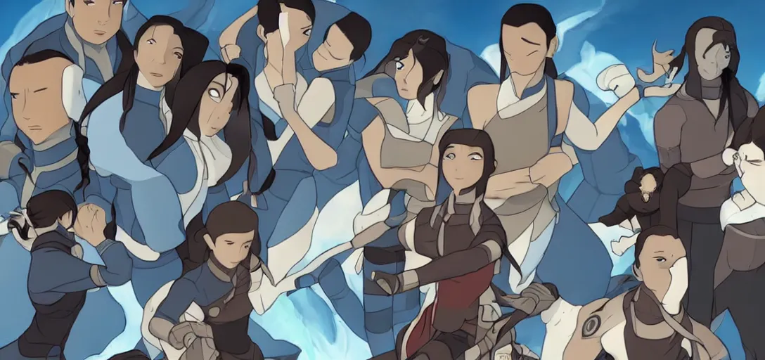 Prompt: The new Avatar after Korra