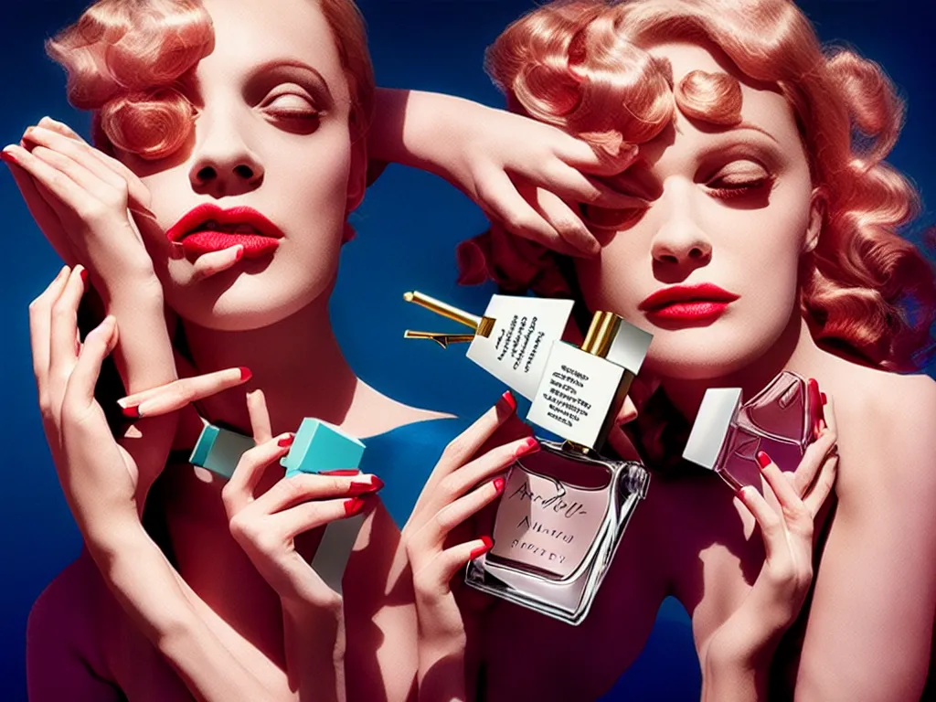 Prompt: portrait fragrance advertising campaign by alex prager detailed, intricate