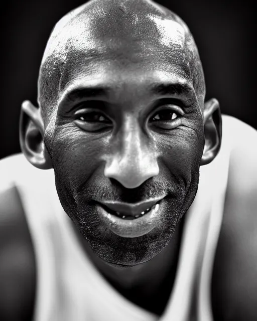 Image similar to portrait of kobe bryant, wrinkled, 7 0 years old, wearing lakers jersey, photography by steve mccurry, 1 5 mm lens, trending on artstation