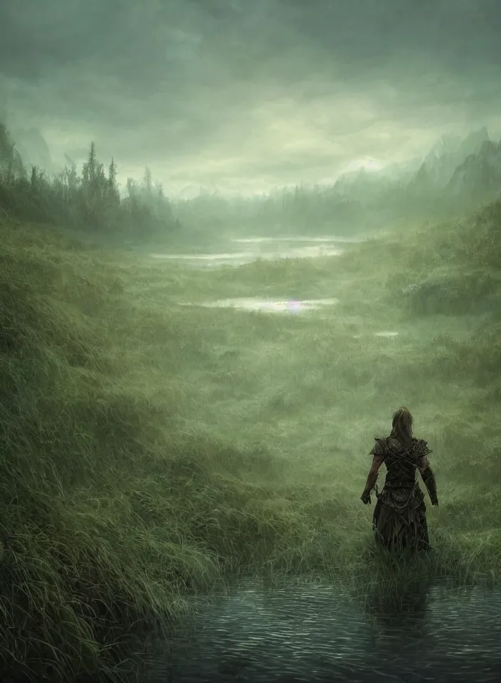Prompt: a portrait of an onodrim ent guarding the marshy swamps from skyrim, fantasy setting, serene environment, serene colors, soft lighting, atmospheric, cinematic, moody, in the style of diego koi, gina heyer, luiz escanuela, art by alyssa monk, hyperrealism, rule of thirds, golden ratio, oil on canvas, 8 k
