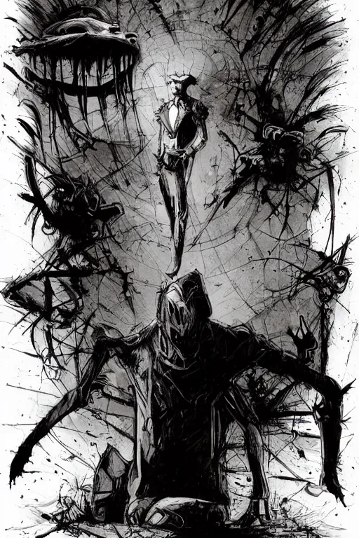 Image similar to stuck in a time loop by ben templesmith
