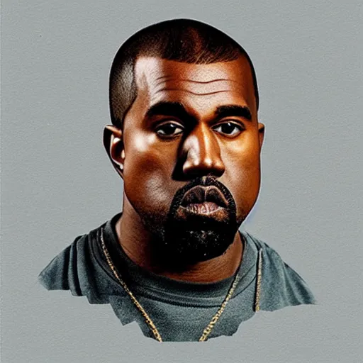 Prompt: portrait of kanye west as starbuck from battlestar galactica