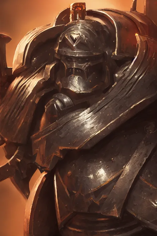 Image similar to armor portrait heros warhammer 4 0 k horus heresy fanart - the primarchs emperor by johannes helgeson animated with vfx concept artist & illustrator global illumination ray tracing hdr fanart arstation zbrush central hardmesh 8 k octane renderer comics stylized