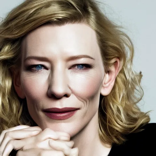 Image similar to photo of cate blanchett, by Annie leibowitz, photorealisitc ,4k