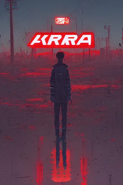 Image similar to akira, by simon stalenhag