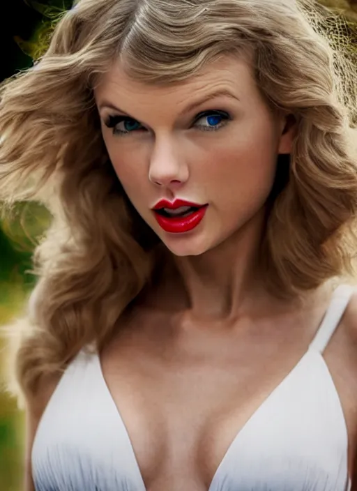 Prompt: cinematic photography of pregnant taylor swift in a white bikini, intricate, elegant, highly detailed, smooth, sharp focus, symmetrical face, fine details, masterpiece, trending on artstation, 4 k hdr 3 5 mm photography