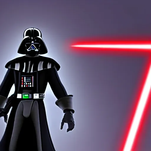 Prompt: darth vader, as an enemy on a still from kingdom hearts ii