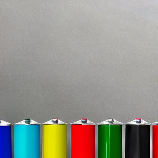 Image similar to can of paint, minimal, modern, color