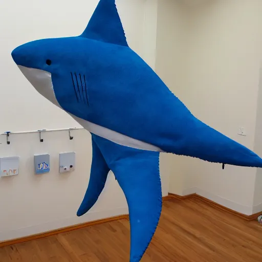 Image similar to ikea shark plush