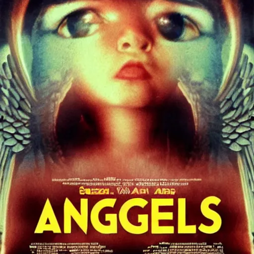 Prompt: movie poster about angels