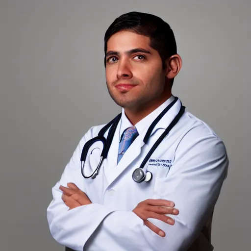 Image similar to steven vazquez as a doctor