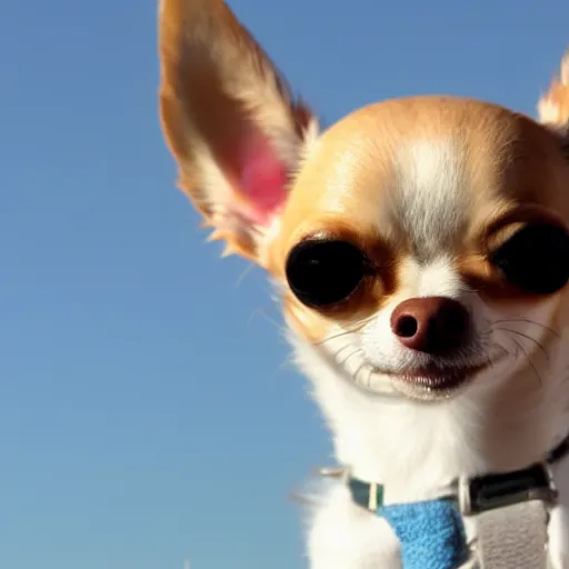 Prompt: chihuahua flying a cessna plane