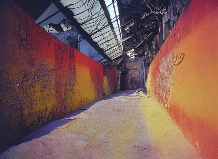 Image similar to photo of the most liminal space in the world, fujifilm velvia 5 0, color photography, sigma 2 8 mm
