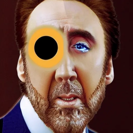 Prompt: nicolas cage as a pokémon