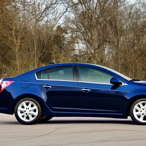 Prompt: dark blue 2 0 1 2 chevy cruze