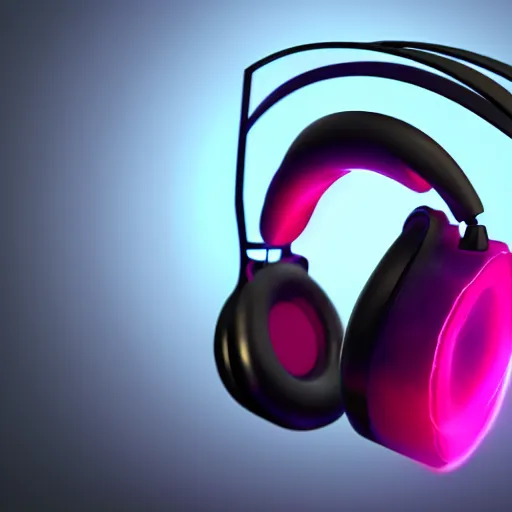 Image similar to intense futuristic bespoke, headphones, james, artstation trending, 8 k, 3 d render, photorealistic, volumetric lighting caustics, pink