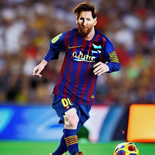 Image similar to messi as legolas, hyper detailed, action shot, 8 k