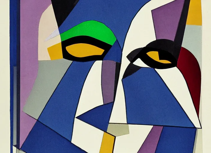 Prompt: eyes wide shut masked dancer by johannes itten