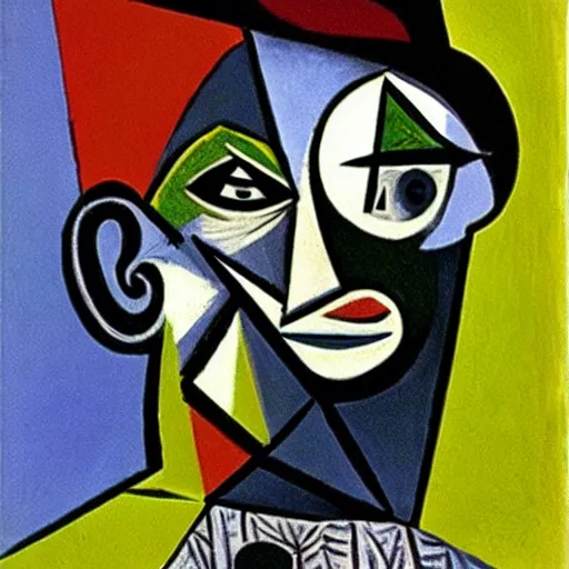 Prompt: tweeter, by pablo picasso