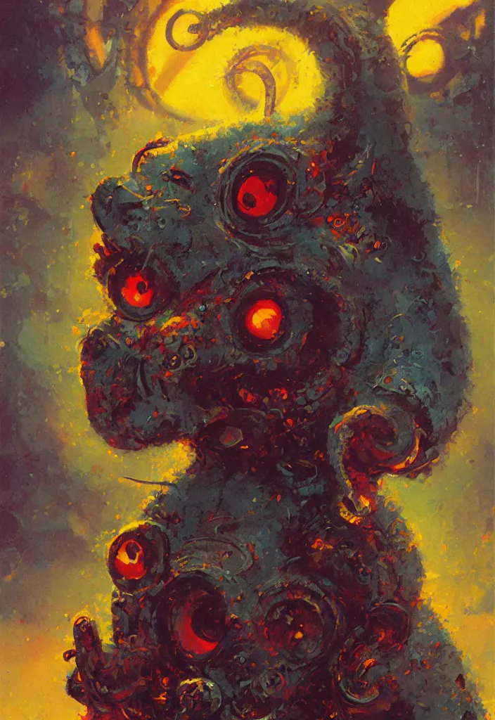 Prompt: portrait of a rat mad scientist, art by PAUL LEHR