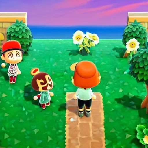 Image similar to animal crossing silvio berlusconi cute