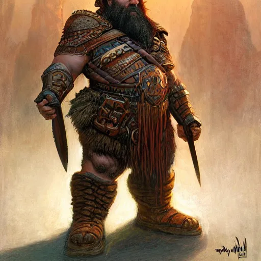 Image similar to stout dwarven warrior Gimli by Mark Brooks, Donato Giancola, Victor Nizovtsev, Scarlett Hooft, Graafland, Chris Moore