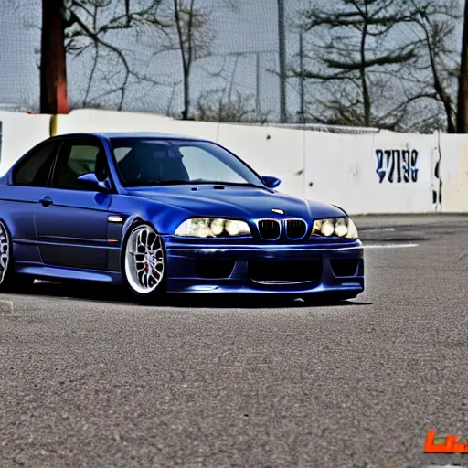 Prompt: a photo of a BMW M3 e46 GTR