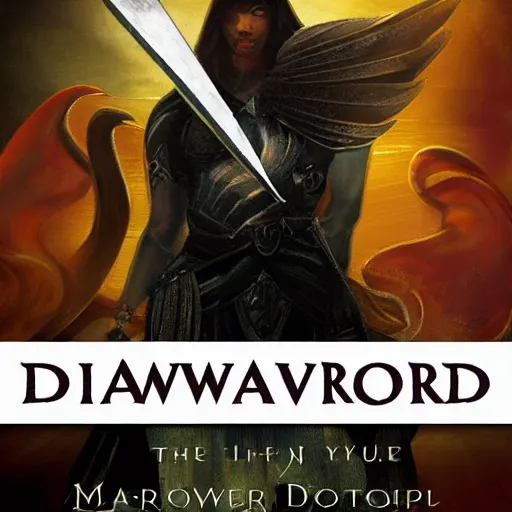 Image similar to book cover for a book named dawnsword