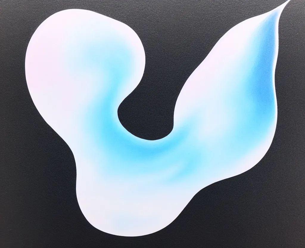 Image similar to beautiful matte airbrush of a big glossy water drop dripping on a white background, inspired by 8 0's airbrush illustrations