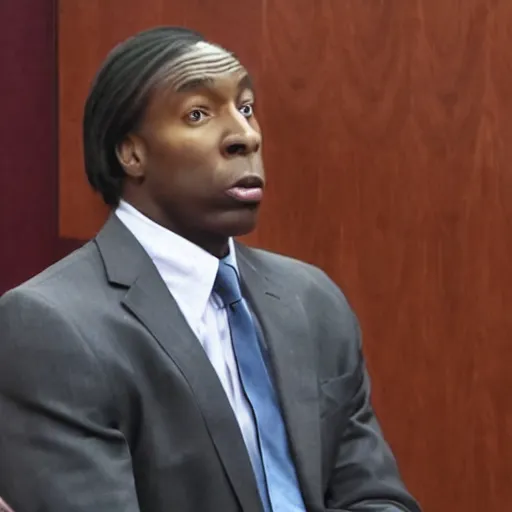 Prompt: saul goodman defending nba youngboy in court, courtroom photos