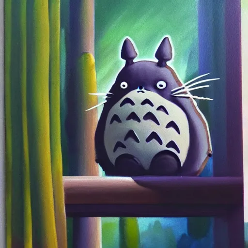 totoro in the big city, oil painting | Stable Diffusion | OpenArt