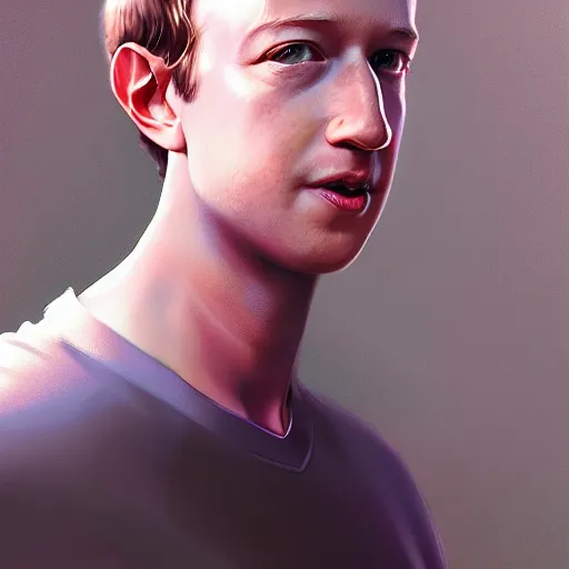 Prompt: Mark Zuckerberg , made by Stanley Artgerm Lau, WLOP, Rossdraws, ArtStation, CGSociety, concept art, cgsociety, octane render, trending on artstation, artstationHD, artstationHQ, unreal engine, 4k, 8k,