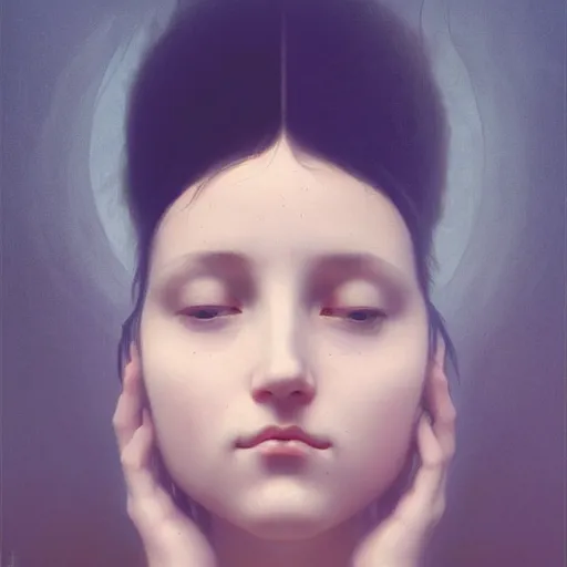Prompt: by christopher balaskas, by william - adolphe bouguereau unnerving, realist. a beautiful assemblage. doctors don't seem to realize that most of us are perfectly content not having to visualize ourselves as animated bags of skin filled with obscene glop.