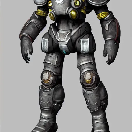 Prompt: fallout concept art power armor based off of a cat dragon hybird render ultra unreal engine 5, artstation, 4 k, digital art