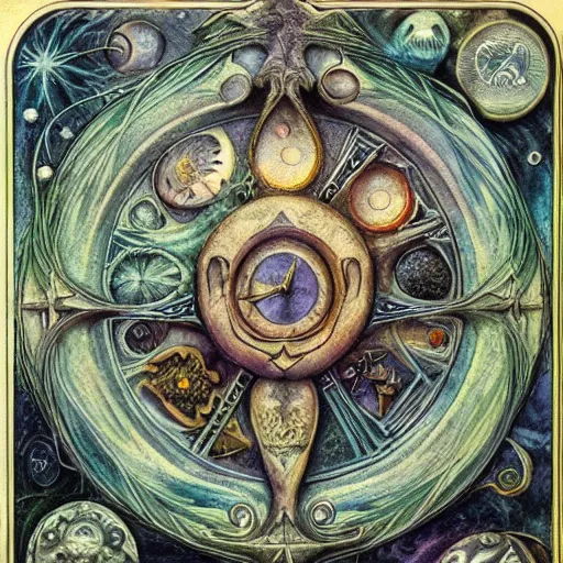 Image similar to detailed and sharp aquarius artistic zodiac artwork, mystic style, detailed, 8 k, detailed, symmetrical, by brian froud