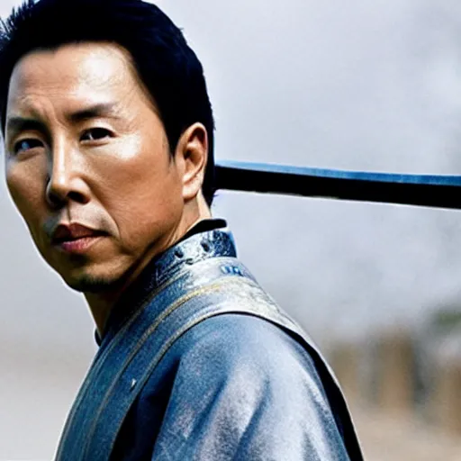 Image similar to Donnie yen as samurai , an film still