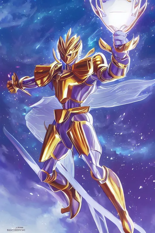 Image similar to 3 d 2 0 2 2 knights of the zodiac saint seiya battle for sanctuary hero suit armor comics mask minimalist, behance hd by jesper ejsing, by rhads, makoto shinkai and lois van baarle, ilya kuvshinov, rossdraws global illumination