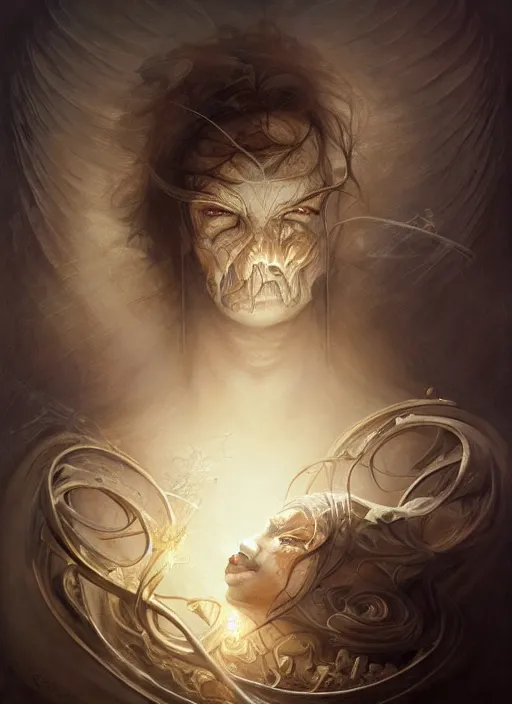 Image similar to nothingness, existential dread, elegant, highly detailed, centered, digital painting, artstation, concept art, smooth, sharp focus, illustration, artgerm, tomasz alen kopera, peter mohrbacher, donato giancola, joseph christian leyendecker, wlop, frank frazetta