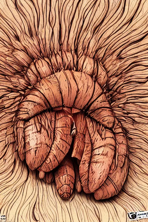 Prompt: woodlouse, highly detailed, digital art, sharp focus, trending on art station, illustration