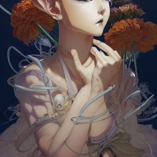 Image similar to prompt : panteon character portrait soft light painted by james jean and katsuhiro otomo and erik jones, inspired by evangeleon anime, smooth face feature, intricate oil painting, high detail illustration, sharp high detail, manga and anime 1 9 9 9