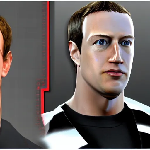 Prompt: mark zuckerberg character in tekken 5 fighting elon musk