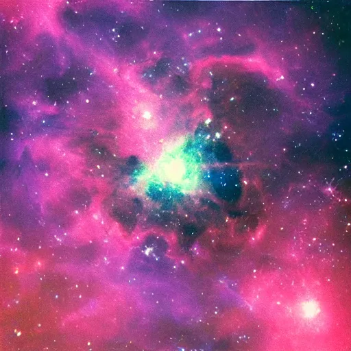 Prompt: “Four Muramase floating in a beautiful nebula”