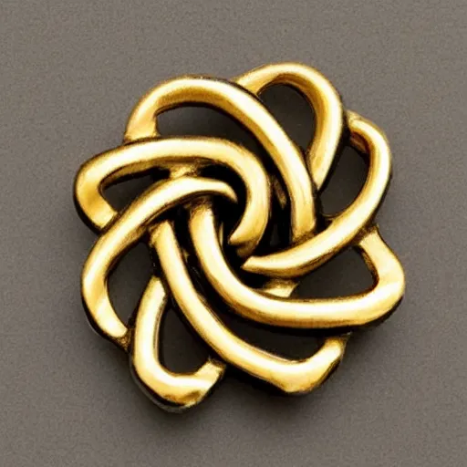 Image similar to a trefoil knot