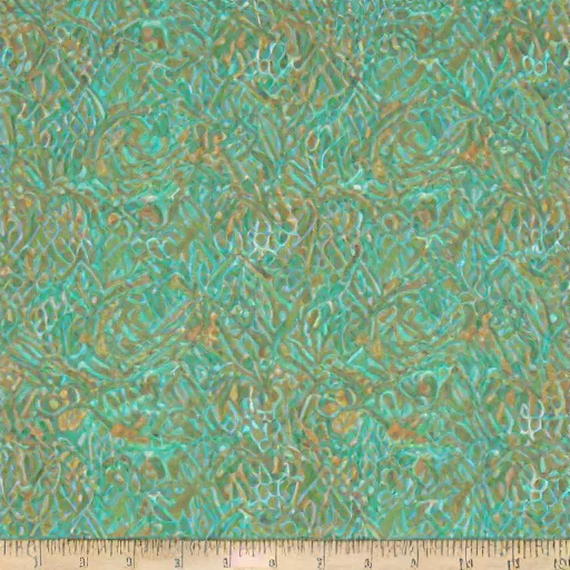 Image similar to jazzy vines, alpine green, aqua, and tan