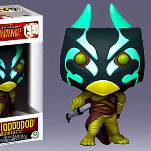 Prompt: hoodwink from dota as a funko pop