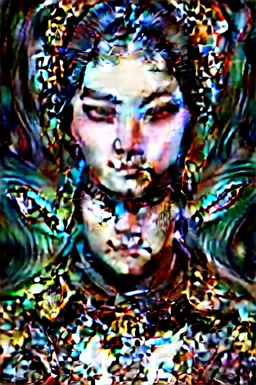 Prompt: beautiful and divine and luxury and evil and dieselpunklpunk three kingdom chinese female armor knight portrait+smoky eyes, ssci-fi, fantasy, neon light, inside the chinese temple, art and illustration by tian zi and craig mullins and WLOP and alphonse mucha, fantasy, intricate complexity, human structure, human anatomy, fantasy character concept, watermark, blurry, hyperrealism 8k