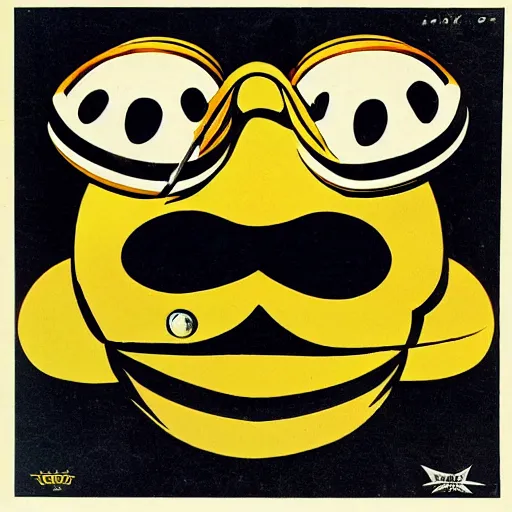 Image similar to packman as the beetles album cover, 7 0 s, acid