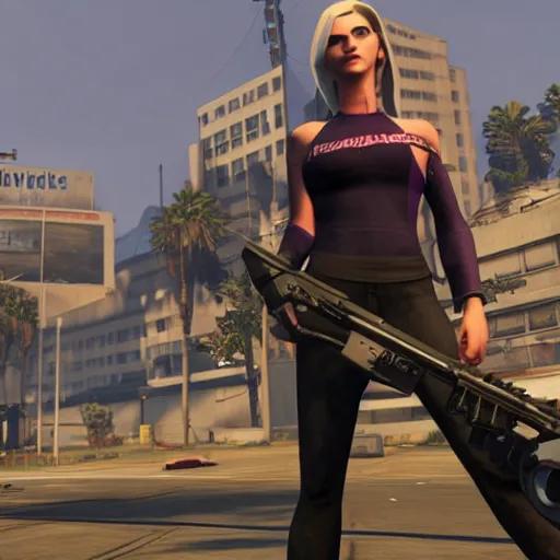 Image similar to widowmaker in gta 5